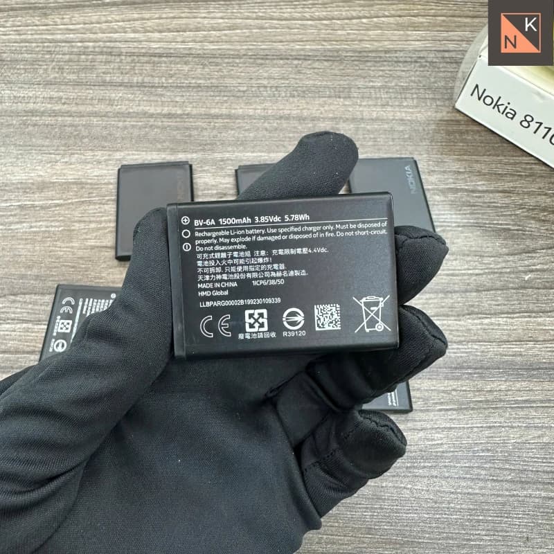 Pin Nokia BV-6A Zin bóc máy cho Nokia 8110 4G và Nokia 2720 Flip 4G