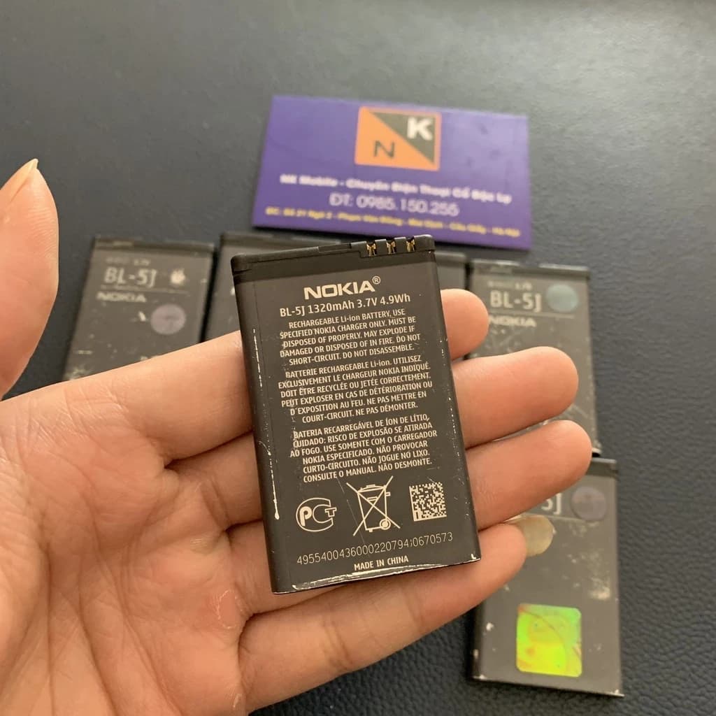 Pin BL-5J Zin cũ bóc máy cho điện thoại 302 / 525 / 5230 / 5800 / C3-00 / X6-00 / X1-01