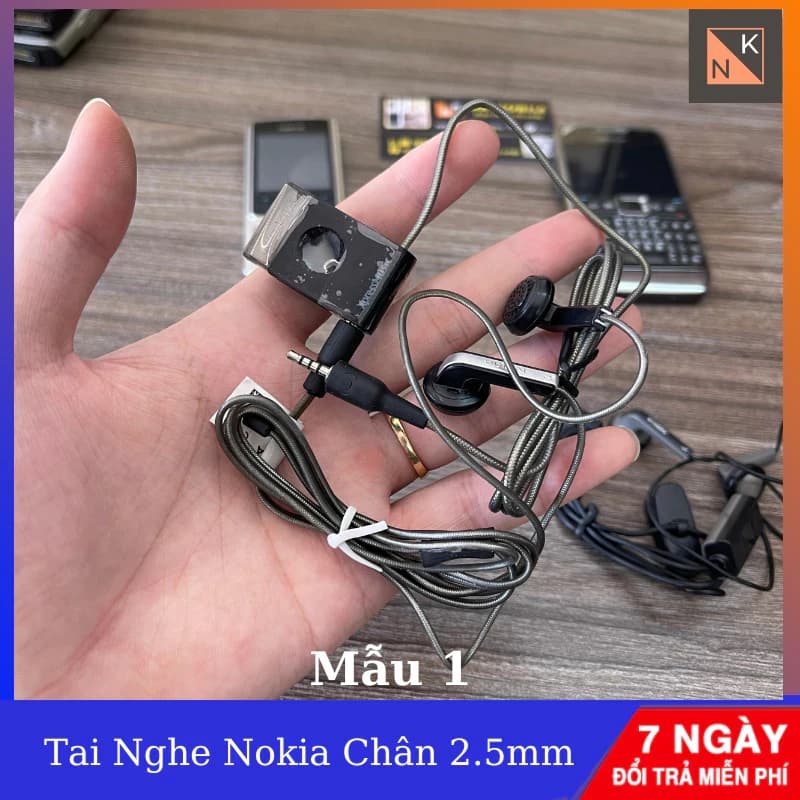 Tai nghe Nokia 2.5mm cho điện thoại E71, 6300, 1110i, 3110c