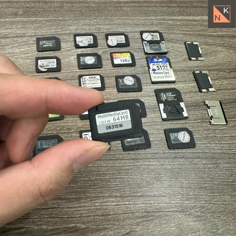 Thẻ nhớ MMC cũ cho điện thoại N70 / N72 / 7610 / N-Gage / 6600 / 6230i / 6680 / 6630