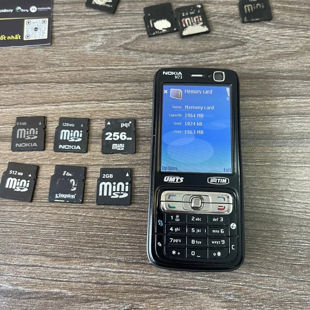 Thẻ nhớ Mini SD cho điện thoại N73 / E61 / N77 / N93 / N93i / N92