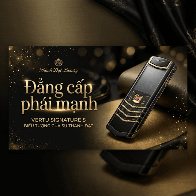 Vertu Signature S - Đẳng Cấp Phái Mạnh